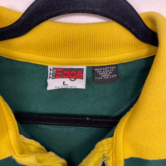 Vintage 1997 Large Men's Green Bay Packers Wisconsin Polo Shirt - Picture 3 of 3